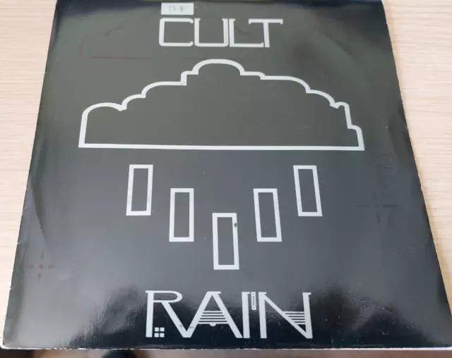 The Cult..rain 7" Vinyl In Very Good Condition .