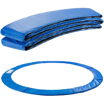 Arebos AREBOS Trampolino Copertura del Bordo Confine Protezione dei Bordi 366 cm Blu 
