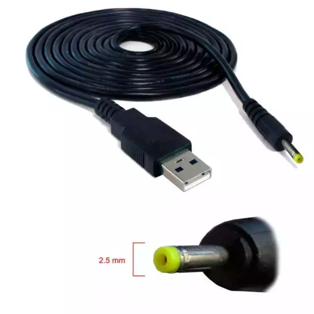 Adaptateur USB 2.0 Secteur Alimentation Chargeur 5V 2A 2,5mm pour Android Tablet