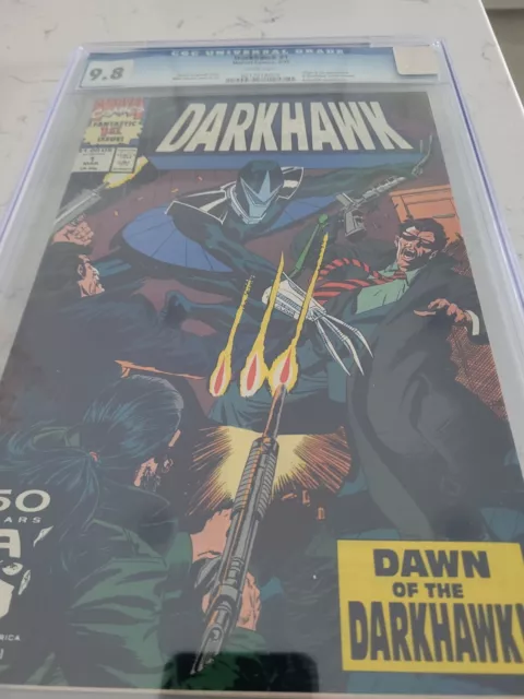Darkhawk #1 Cgc 9.8 Origin & 1St Appearance 1991 Wp 0217218003