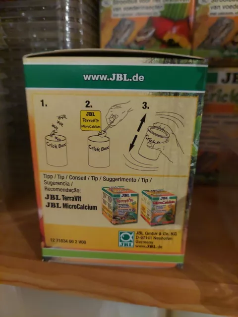 JBL CrickBox - Schütteldose - Dose zum Bestäuben von Futterinsekten - Crick Box 2