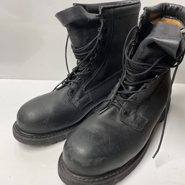 Rocky Black Outdoor Gore-tex  Vibram EH Steel Toe Boots Mens Size 12 R  Made USA