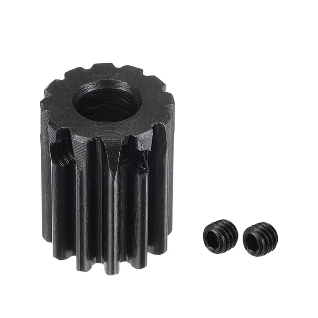 6,35mm Blende 12T Modul 1 15 # Stahl Spur Differential Ritzel Motor Getriebe