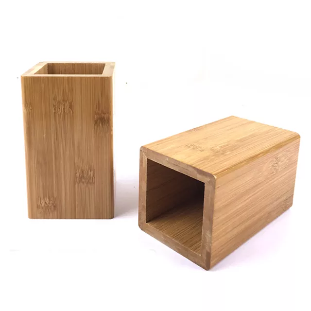 1 X Bamboo Wood Chopstick Storage Pen Holder Basket Flower Pot Box Organizer New