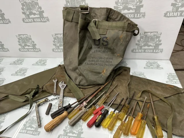 M35a2 M809 US Army Tool Bags Screw Drivers Large Bag Misc Tools  M35a3 Ebay  52