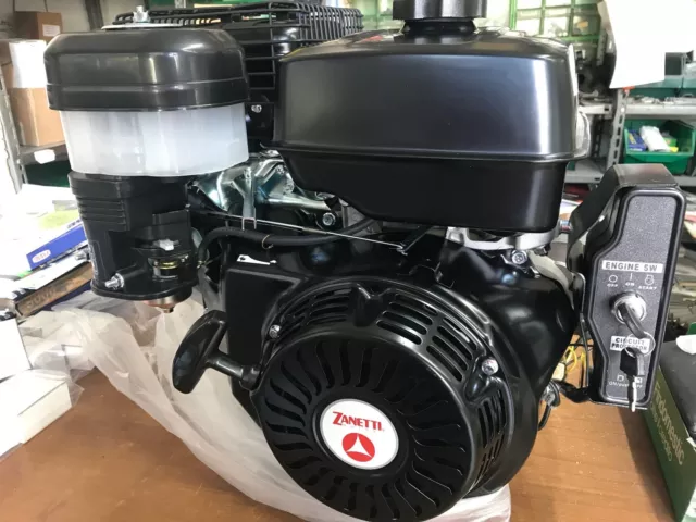 Motore Benzina Modello Zbm 270 L3E 4T Zanetti Da 9 Hp Albero Cilindrico Avv.elet