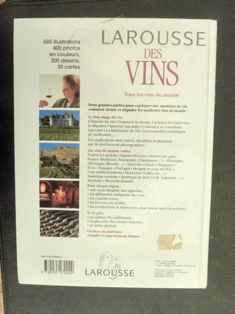 Larousse des vins Tous les vins du monde 1994 2