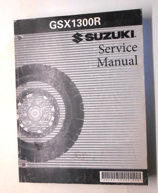 2008 Suzuki GSX1300R OEM Service Manual 99500-39350-03E GSX 1300R Hayabusa