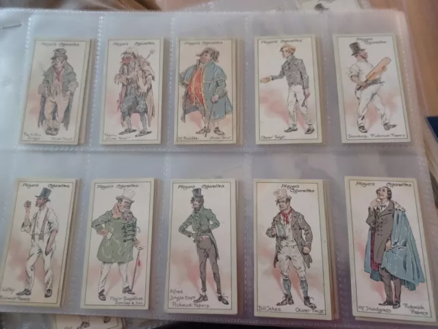 Players Characters from Dickens full set of 50 cards Vgc in sleeves.