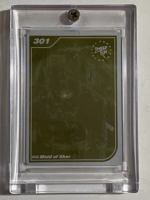 Rare Limited Run Games 1/1 Trading Card Printing Plate Card - #301 Maid Of Sker