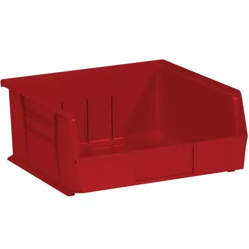 Myboxsupply 10 7/20.3x27.9x12.7cm Rouge Plastique Pile Et ; Hang Bin Boxes, 6 Au