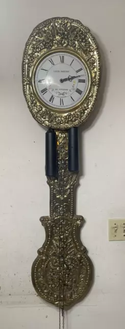 Rare Howard Miller French Morbier Wag on the Wall Style Clock Rare Howard Miller French Morbier Wag on the Wall Style Clock