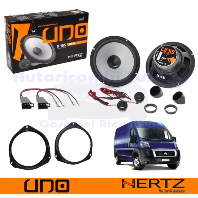 Par de Altavoces A 2 Bidireccional Hertz K165 Serie Un Delantero para Ducato 250