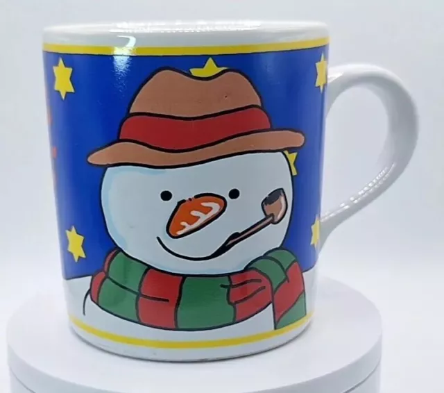 Vintage Snowman Reindeer Santa - Christmas Mug