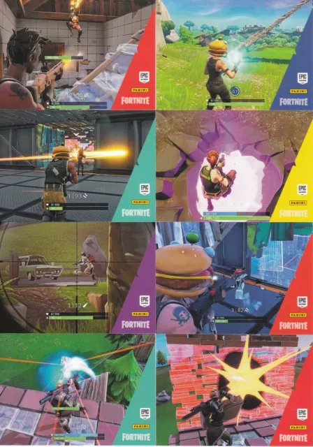 8 Stück Fortnite Serie 1 Loading Screen Sammelkarten aus 2019 Posten 4