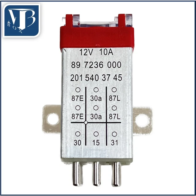 ABS OVERVOLTAGE PROTECTION Relay 2015403745 MercedesBenz W201 W124