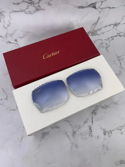 Amazon.com: SFx Replacement Sunglass Lenses Compatible for Cartier Giverny  T8100103 49mm (Non-Polarized Diamond French Blue Gradient Pair-SFx Diamond)  : Clothing, Shoes & Jewelry