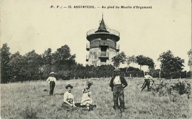 CPA - Argenteuil - At the foot of the Moulin d'Orgemont