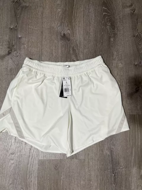 Adidas Sustainability Basketball Shorts Woman’s Large Beige