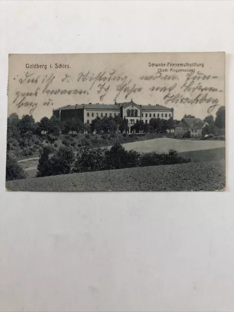 Goldberg in Schles. Schwabe Priesmuthstiftung (Städt. Progymnasium). 1920. Polen