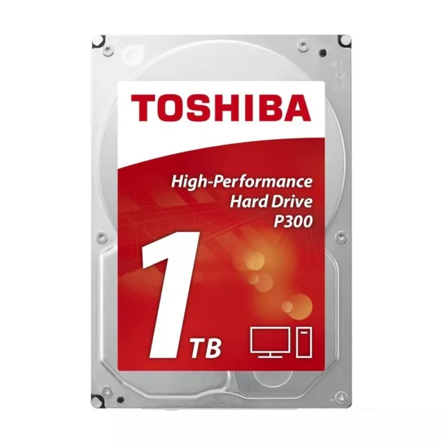 Toshiba P300 High-Performance 1TB 3.5" (8.9 cm) SATA III Festplatte...