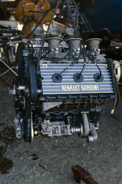 Renault Gordini engine F2 1976 OLD Motor Racing Photo 3