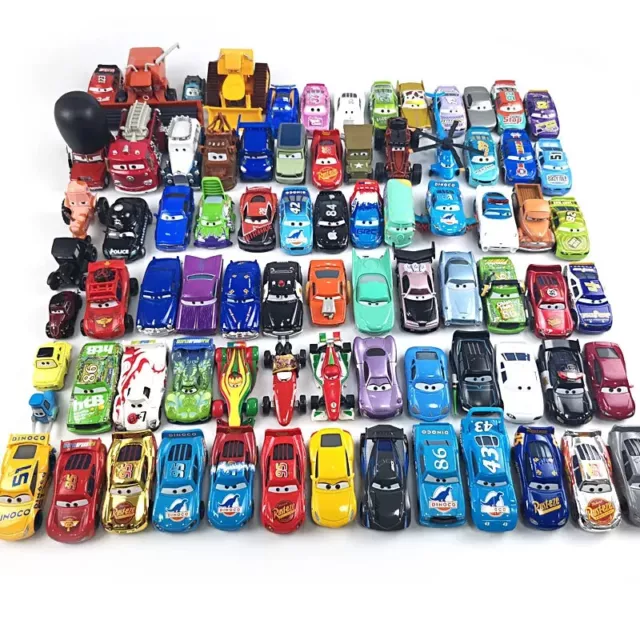 Disney Pixar Cars Lot Of Metal Toy Car (Random 10 Pcs)