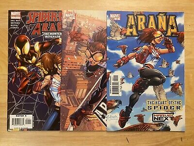 Spider Man Arana Hunter Revealed #1 NM- Arana Heart of the Spider #1  VF+ #2 NM-
