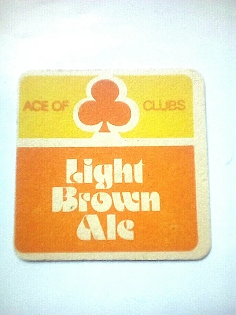 Vintage NORTHERN CLUBS FEDERATION Light Brown Ale Cat No'296 Beer mat / Coaster