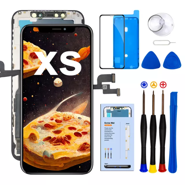 For iPhone XS LCD Screen Replacement Display Digitizer Assembly 3D Touch Screen