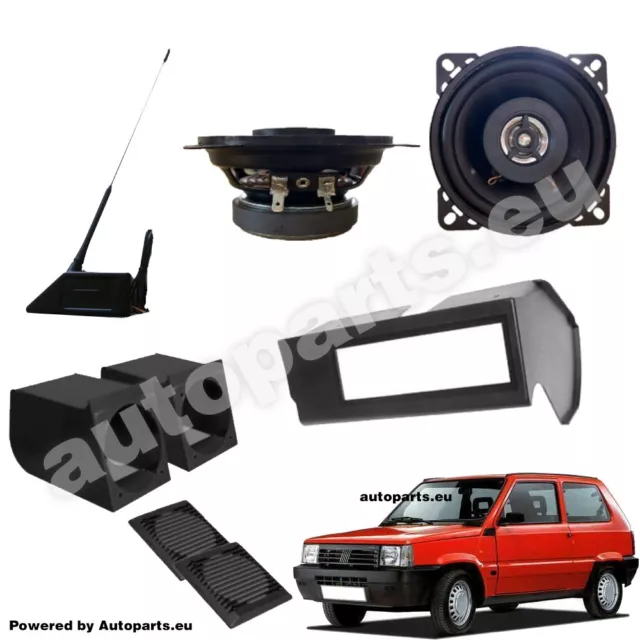 Kit Installazione per Fiat Panda 141 Casse Supporti Radio/Altoparlanti e Antenna