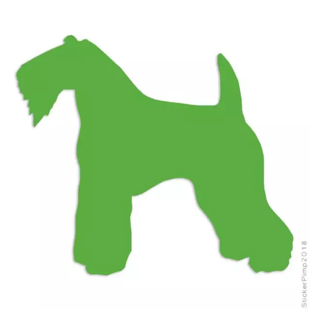 Kerry Blue Terrier Dog, Vinyl Decal Sticker, Multiple Colors & Sizes #1973