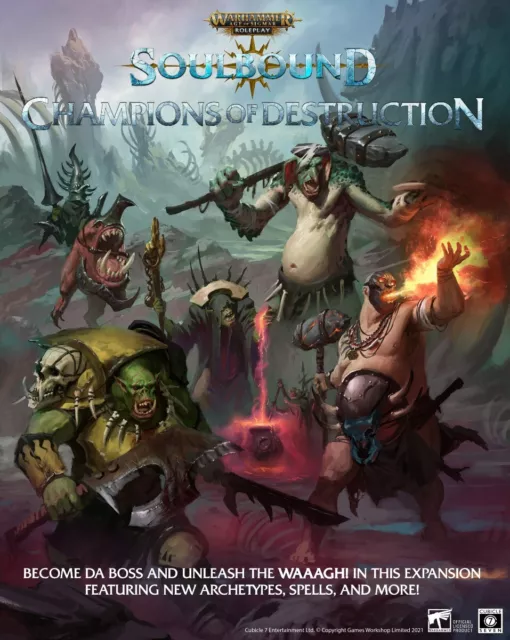 Champions of Destruction for Soulbound a Warhammer Age of Sigmar Roleplay