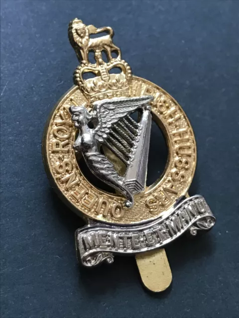 Queens Royal Irish Hussars British Army Cap Badge 2