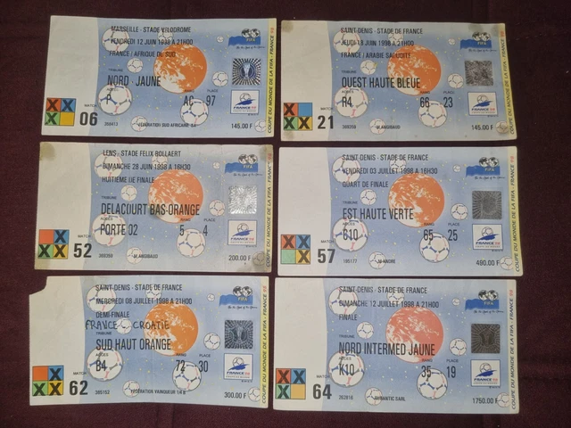 PHOTO TICKET BILLET Finale Coupe du monde 1982 Italie Allemagne EUR 1