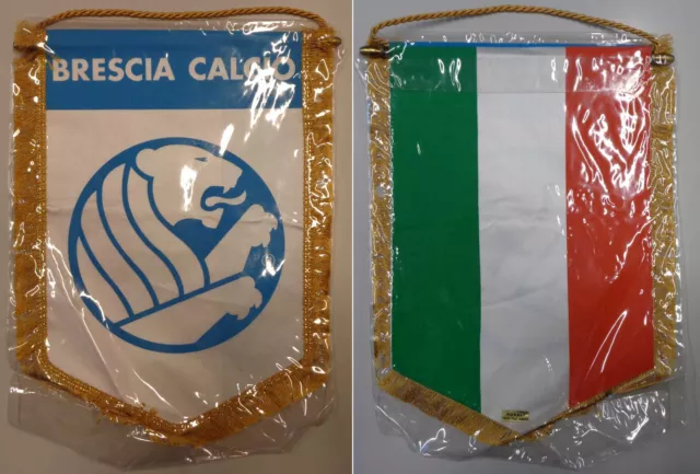 Collezionismo Sport Calcio Vintage 80 Gagliardetto Originale Ufficiale - BRESCIA