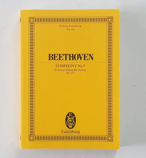 Ludwig van Beethoven Sinfonie Nr. 9 d-Moll, Studienpartitur Edition Eulenburg