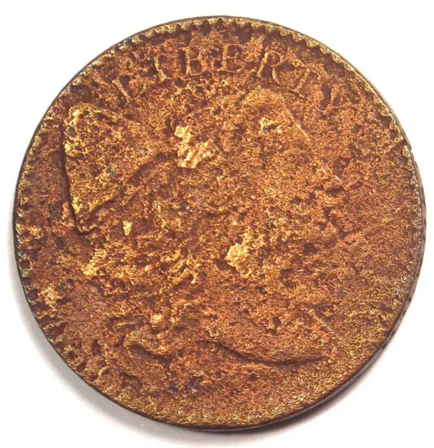 1794 Liberty Cap Large Cent 1C Coin - Fine / VF Details (Corrosion) - Rare!