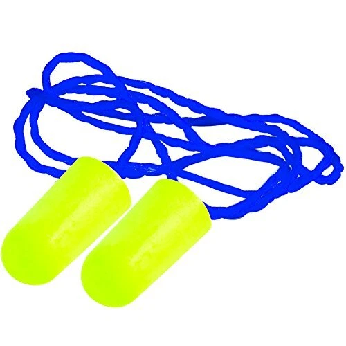 Ship Now Supply Yellow Neons Corded Earplugs Neon Yellow 200 Pairs/Case 3M St...