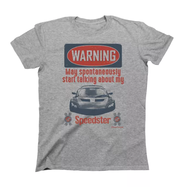 WARNING Spontaneously Talk About SPEEDSTER Vauxhall vx220 Mens Organic T-Shirt