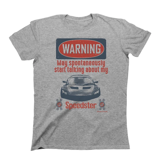 WARNING Spontaneously Talk About SPEEDSTER Vauxhall vx220 Mens Organic T-Shirt