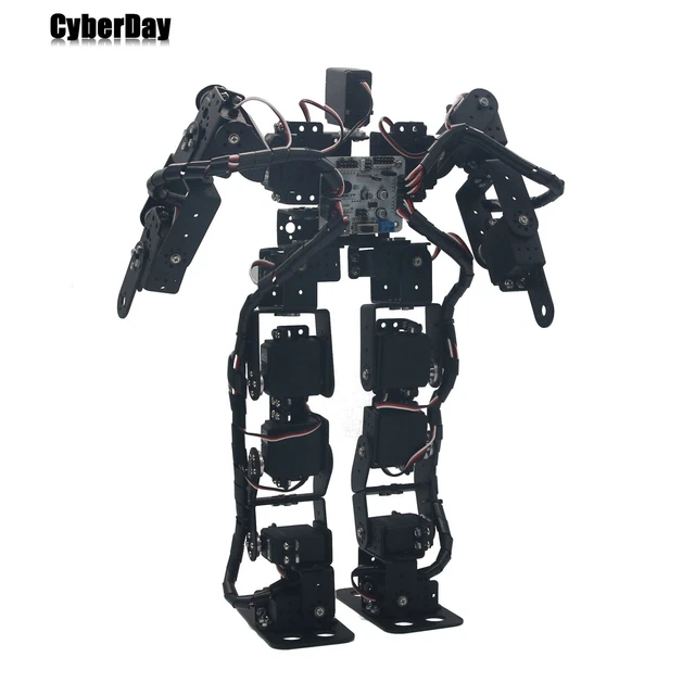 17DOF BIPED ROBOTIC Educational Robot Humanoid Kit Servo Bracket Ball