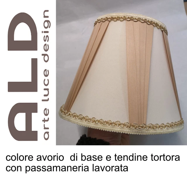 PARALUME IN TESSUTO e14 E27 da ricambio per lampada abatjour lumetto