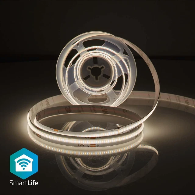 SmartLife LED-Streifen Wi-Fi Warm bis kühlen weiß COB 2.00 m IP20 2700 - 6500 K
