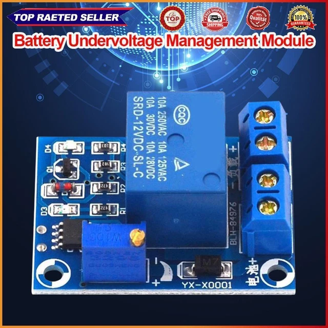 Batteria 12 V bassa tensione spenta modulo di recupero interruttore scheda controller di ricarica