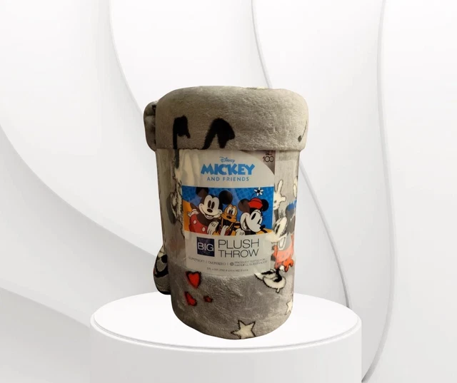 DISNEY’S MICKEY,MINNIE & Friends The Big One Supersoft Plush Throw 60in ...