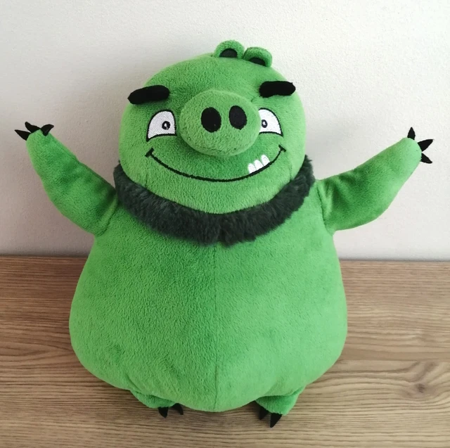 ANGRY BIRDS MOVIE GREEN PIG Plush Soft Toy By WL Large 12" Tall £4.50