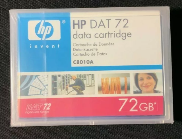 HP DAT-72 Backup DATA Cartridge Tape 72Gb *BRAND NEW*