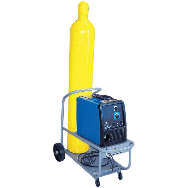 SAFTCART MM-8 Running Gear with Cylinder Rack,2 Shelf