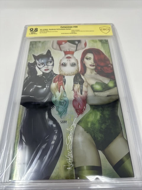 Catwoman #50 SIGNED Nathan Szerdy Foil Variant CBCS 9.8 - NOT CGC